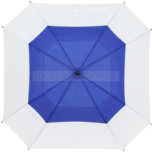 Фото Квадратный зонт-трость Octagon, синий с белым «Molti»