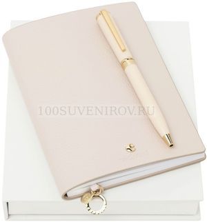Фото Набор Beaubourg: блокнот и ручка, розовый «Cacharel»