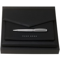 Фото Набор Sophisticated: папка и ручка, черный от торговой марки Hugo Boss