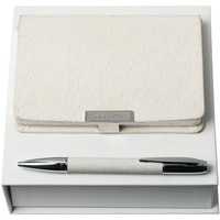 Фотография Набор Neve: блокнот А6 и ручка, белый от известного бренда Nina Ricci
