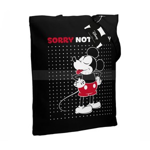 Фото Холщовая сумка «Микки Маус. Sorry», черная «Disney»