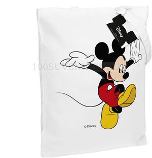 Фото Холщовая сумка «Микки Маус. Fun», белая «Disney»