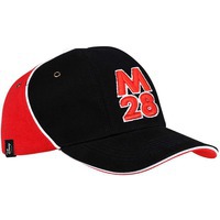 Фотография Бейсболка М28, черная с красным