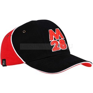 Фото Бейсболка М28, черная с красным «Disney»