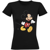 Изображение Футболка женская «Микки Маус. Easygoing», черная S из брендовой коллекции Disney