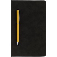 Изображение Блокнот Magnet с ручкой, черно-желтый Контекст