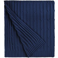 Картинка Плед Remit, темно-синий (сапфир) от торговой марки teplo