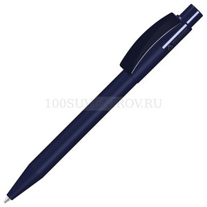 Фото Эко-ручка шариковая из вторично переработанного пластика PIXEL RECY под нанесение логотипа, синие чернила, нажимной механизм, d0,9 х 13,8 см «UMA» (синий)