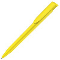 Ручка шариковая пластиковая Happy Gum, soft-touch, желтый