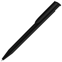 Ручка шариковая пластиковая Happy Gum, soft-touch, черный