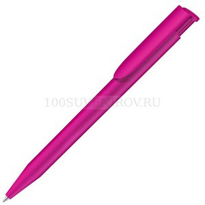 Фото Ручка шариковая пластиковая Happy Gum, soft-touch «UMA» (розовый)