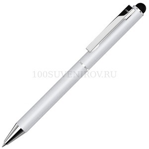 Фото Ручка-стилус шариковая Straight SI Touch из металла, синие чернила, d1 х 13 см «UMA» (серебристый)