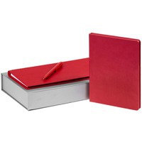 Набор Latte для планирования: планинг, ежедневник, ручка, красный