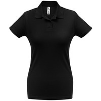 Фотка Рубашка поло женская ID.001 черная 3XL