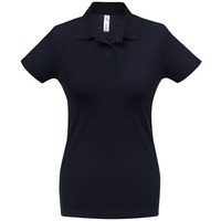 Рубашка поло женская ID.001 темно-синяя XL