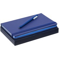 Набор Shall Color: блокнот, ручка, синий
