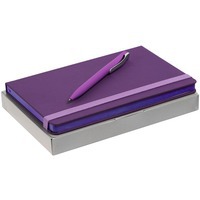 Набор Shall Color: блокнот, ручка, фиолетовый