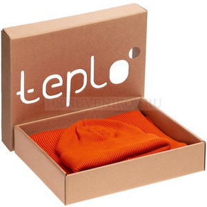 Фото Набор Life Explorer: шапка, шарф «Teplo» (оранжевый)