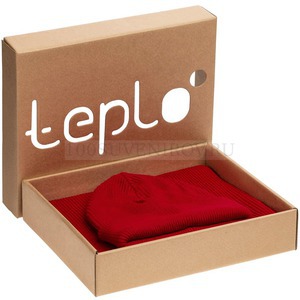 Фото Набор Life Explorer: шапка, шарф «Teplo» (красный)