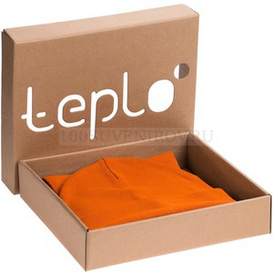 Фото Стильный трикотажный набор Real Talk: шапка, шарф.  «Teplo» (оранжевый)