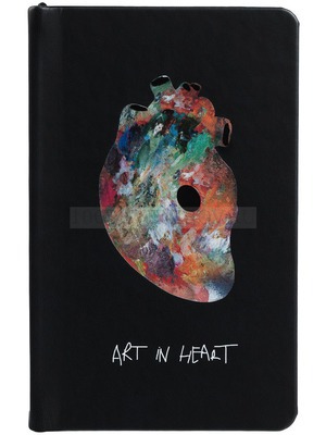 Фото Блокнот Art In Heart, черный «Authors»