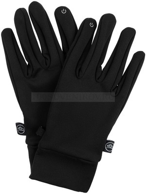 Фото Сенсорные перчатки для спорта Knitted Touch, черные XXL «Stormtech»