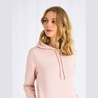 Картинка Худи женское с вышивкой «Крошка», розовое XS компании Соль
