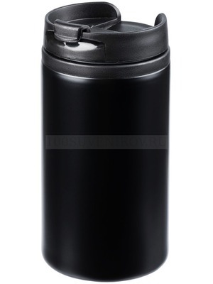 Фото Герметичный автомобильный термостакан CANELLA под гравировку и тампопечать, 250 мл., черный «Molti»