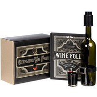 Подарочный набор ОТКРЫТИЯ БЕЗ ГРАНИЦ для ценителей вина: путеводитель по винам, цифровой термометр, вакуумная пробка для бутылки, свеча
