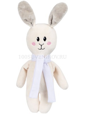 Фото Игрушка Beastie Toys, заяц с белым шарфом