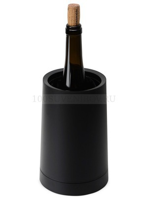 Фото Фирменный охладитель для вина и шампанского Cooler Pot без льда. Испания «Pulltex» (черный)