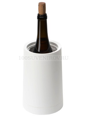 Фото Фирменный охладитель для вина и шампанского Cooler Pot без льда. Испания. «Pulltex» (белый)