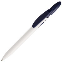 Фотка Ручка пластиковая шариковая Rico White, d0,9 х 14,5 см, синие чернила