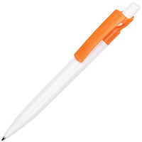 Ручка пластиковая шариковая MAХХ WHITE, d1,2 х 14,9 см, синие чернила