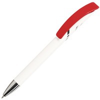 Фотка Ручка пластиковая шариковая Starco White, синие чернила, d1 х 14,5 см под круговую печать компании Вива пенс