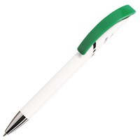 Ручка пластиковая шариковая Starco White, синие чернила, d1 х 14,5 см под круговую печать