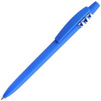Картинка Яркая пластиковая шариковая ручка Igo Solid, синие чернила, d1,1 х 14,4 см под тампопечать
