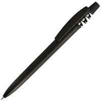 Яркая пластиковая шариковая ручка Igo Solid, синие чернила, d1,1 х 14,4 см под тампопечать