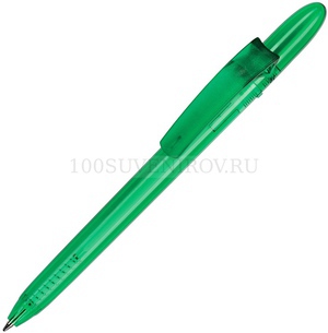 Фото Ручка пластиковая шариковая FILL COLOR, d0,9 х 14,1 см, синие чернила «Viva Pens» (зеленый)