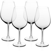 Фото Набор бокалов для вина CRYSTALLINE, 690 мл, 4 шт (высота бокала 24 см). На бокалы можно нанести логотип.   
