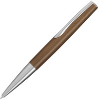Фотография Фирменная ручка шариковая металлическая Elegance из орехового дерева под гравировку, d1,2 х 14,3 см 