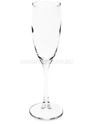Фото Изящный бокал для шампанского FLUTE, 170 мл., d5,4 (диаметр бокала) х d7 (диаметр ножки бокала) х 22,3 см (высота) (прозрачный)