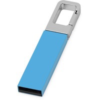 USB-флешка на 16 Гб Hook с карабином, 1,2 х 5,4 х 0,45 см