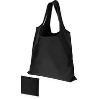 Складная сумка REVIVER из переработанного пластика, макс.нагрузка 5 кг., 38 х 60 см, черный