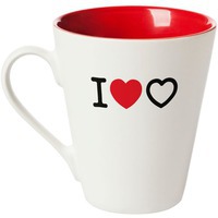 Фотка Кружка «Люблю любовь», белая с красным от бренда CoolColor