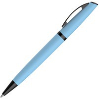 Картинка Толстенькая шариковая ручка ACTUEL из матового абс-пластика с фирменным логотипом на металлическом клипе в подарочной коробке, d1,2 х 14 см, синие чернила, бренд Pierre Cardin