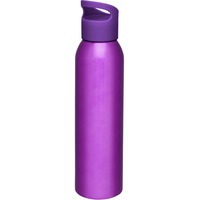 Спортивная бутылка SKY из алюминия с ручкой, 650 мл., d6,6 х 26 см, пурпурный