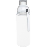 Изображение Симпатичная спортивная бутылка BODHI из стекла в чехле, 500 мл., d6,3 х 22,1 см