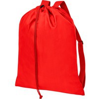 Классный яркий рюкзак-мешок ORIOLE на лямках, 33 х 42 см , красный