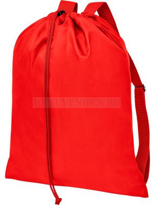 Фото Классный яркий рюкзак-мешок ORIOLE на лямках, 33 х 42 см  (красный)